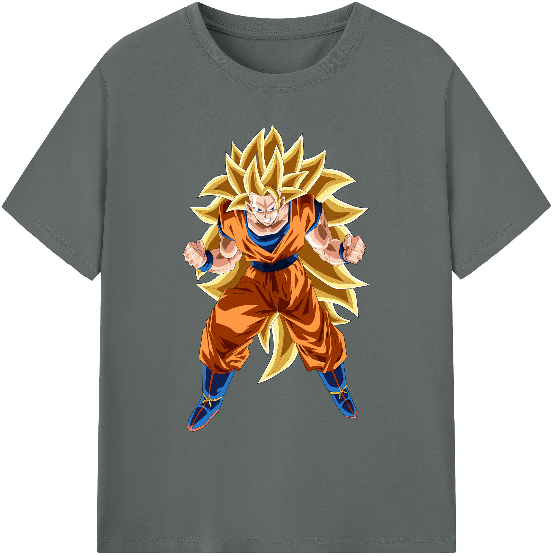 （画像用） ドラゴンボール 孫悟空（そん ごくう）Son Goku カカロット DRAGON BALL Kakarotto 綿100％ メンズ半袖Tシャツ｜肌触りやわらか＆通気性